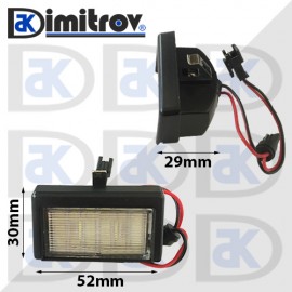 LED плафони осветление заден номер Mercedes ML-class (W164) 